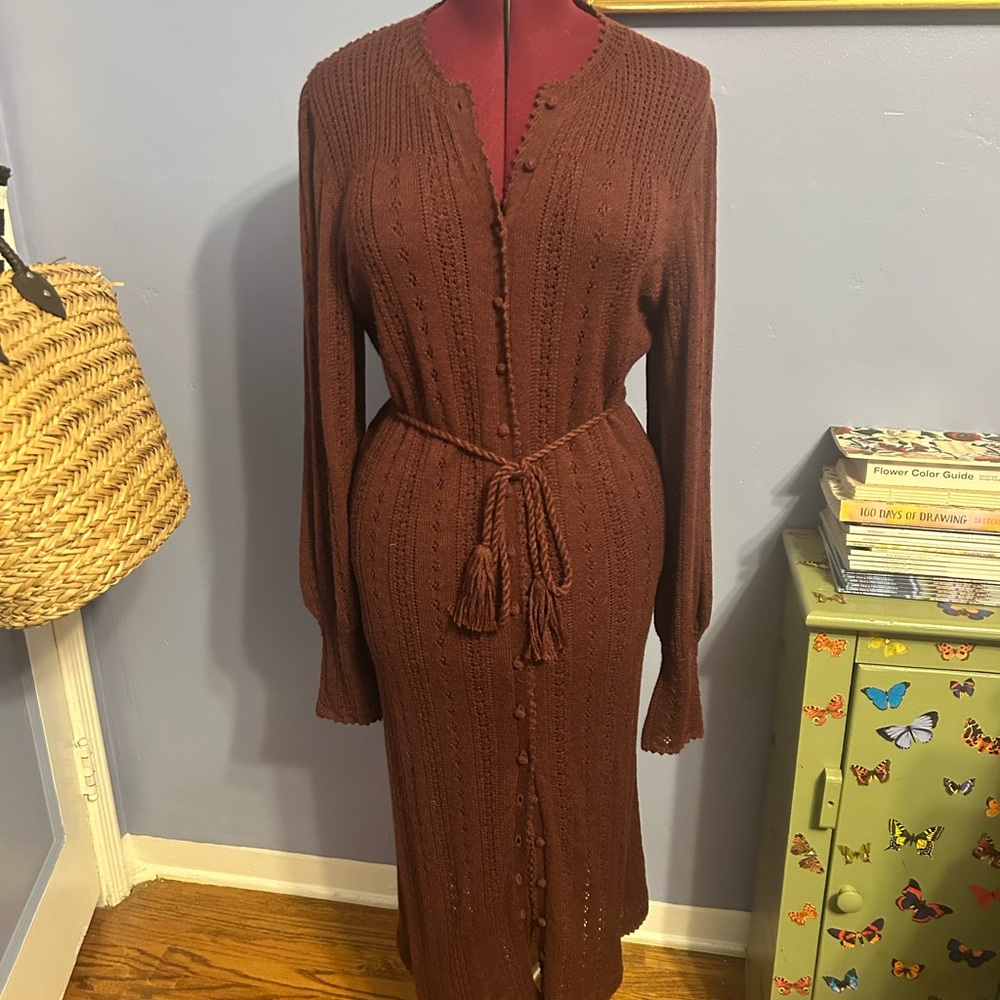 Doen Brown Knit Dress